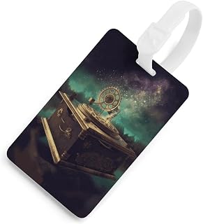 Dream Music BoxLuggage Tag - Personalized Travel Accessory Withinformation Slot and Lanyard Suitcases Gym Bags