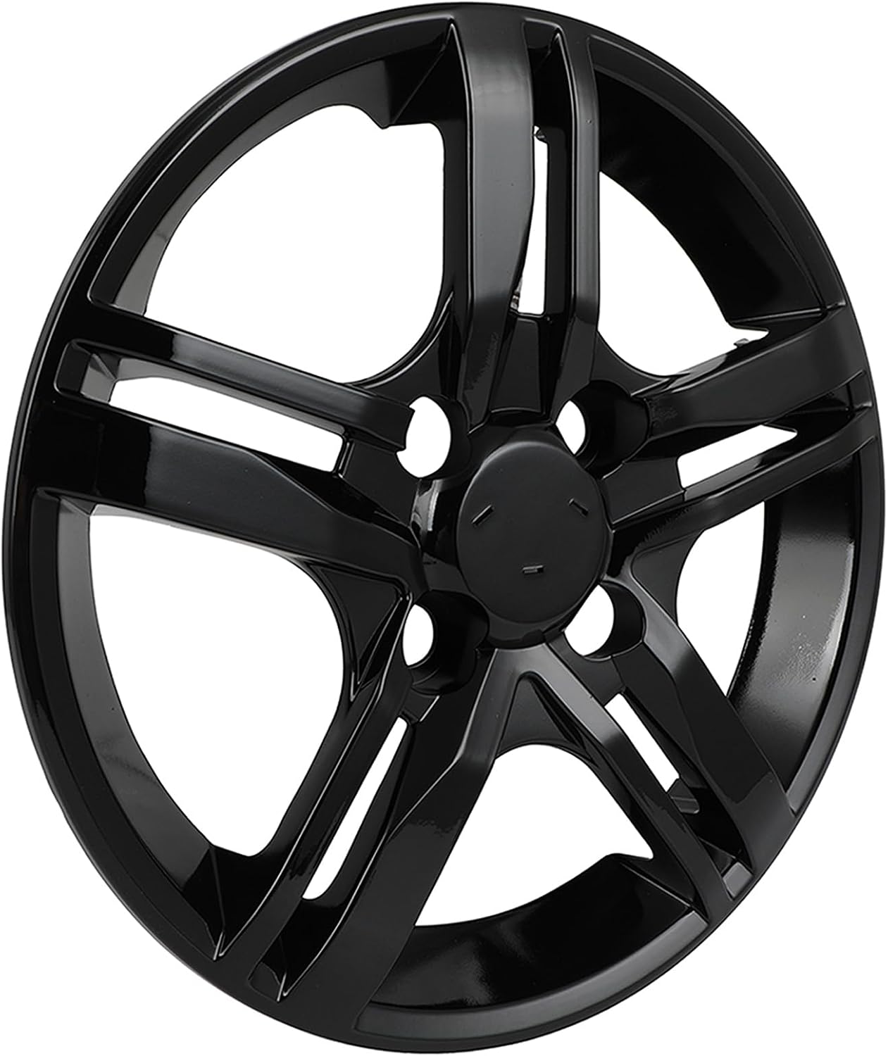 CCIYU 13" Hubcaps Universal Wheel Rim Cover Black Replacement for 13" Tires & Wheels Car Truck SUV 13 Inch Hubcaps for Automotive - Fits Most Cars (Set of 4)