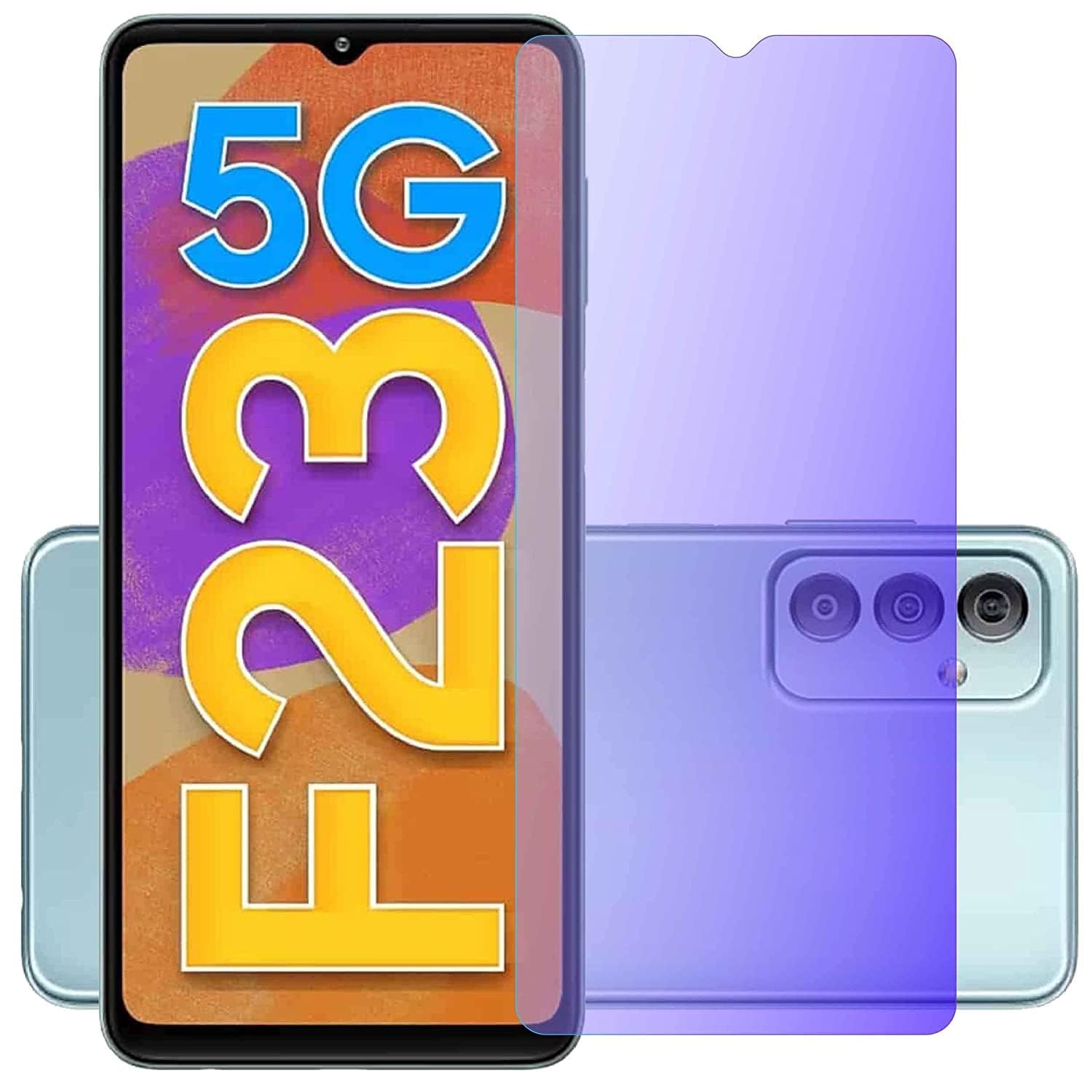 DD SON Premium Anti Blue Ray (Eye Protect) Tempered Glass, Screen Protector Blue Light Resistant Eyes Samsung Galaxy M33 5G/ F23 5G (Blue Ray) (B0CM3Q859F) Amazon Price History, Amazon Price Tracker