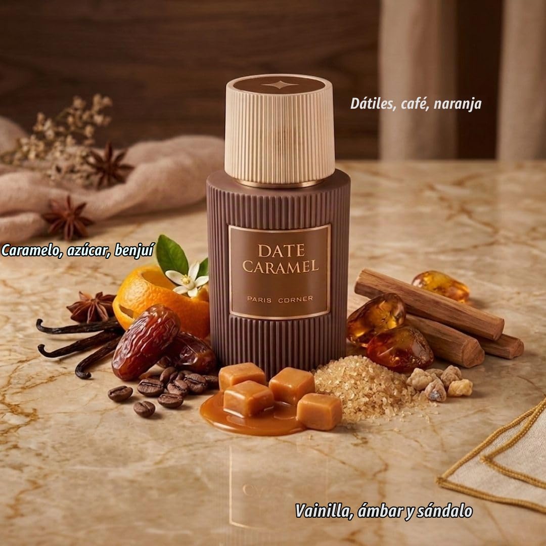 Amazon.com: Paris Corner Date Caramel Eau de Parfum Spray 100ml