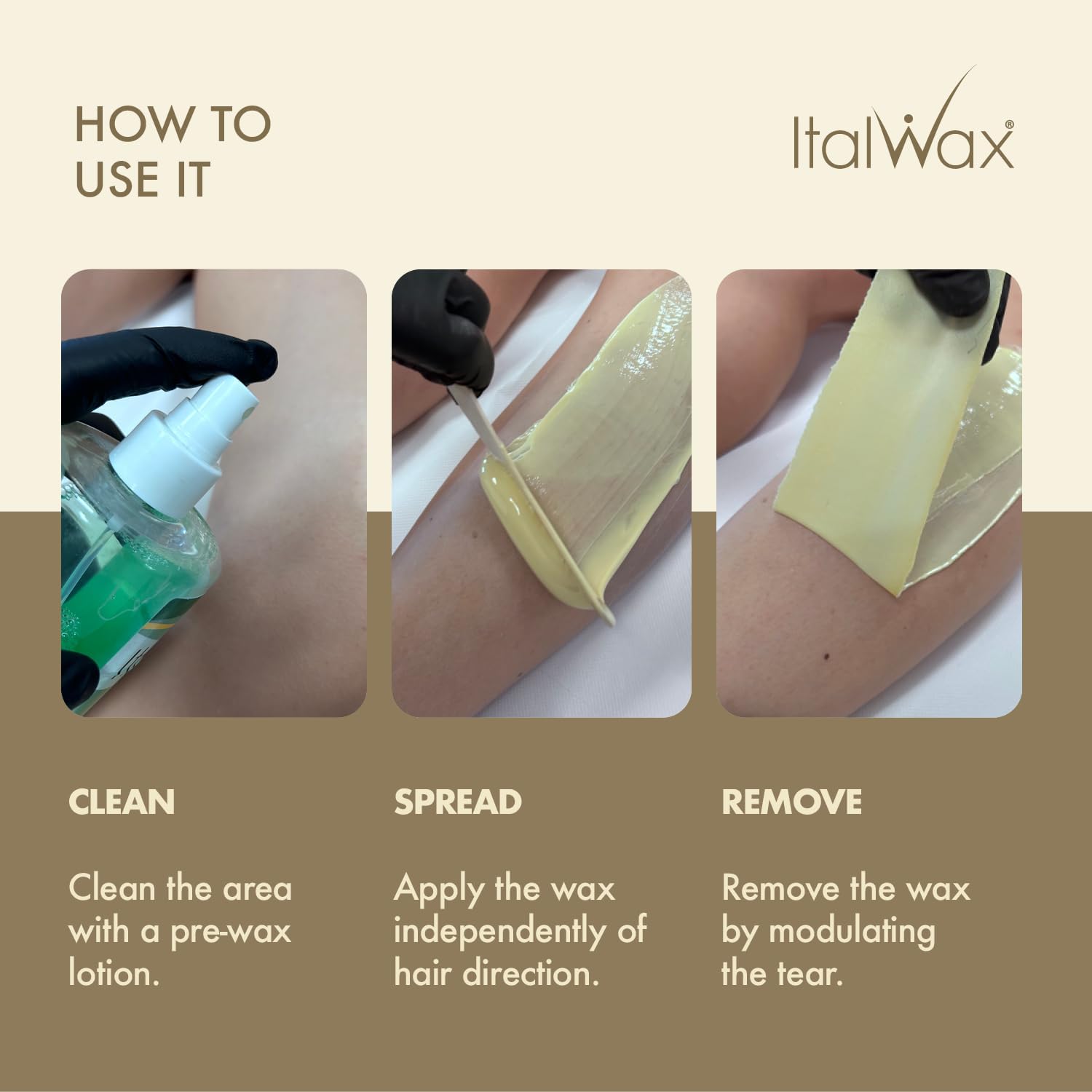 Italwax White Chocolate - 1kg Perline di cera a caldo per la depilazione senza strisce - Formula naturale per tutti i tipi di pelle – Aromatizzato vaniglia – Raccomandato per area bikini e ascelle