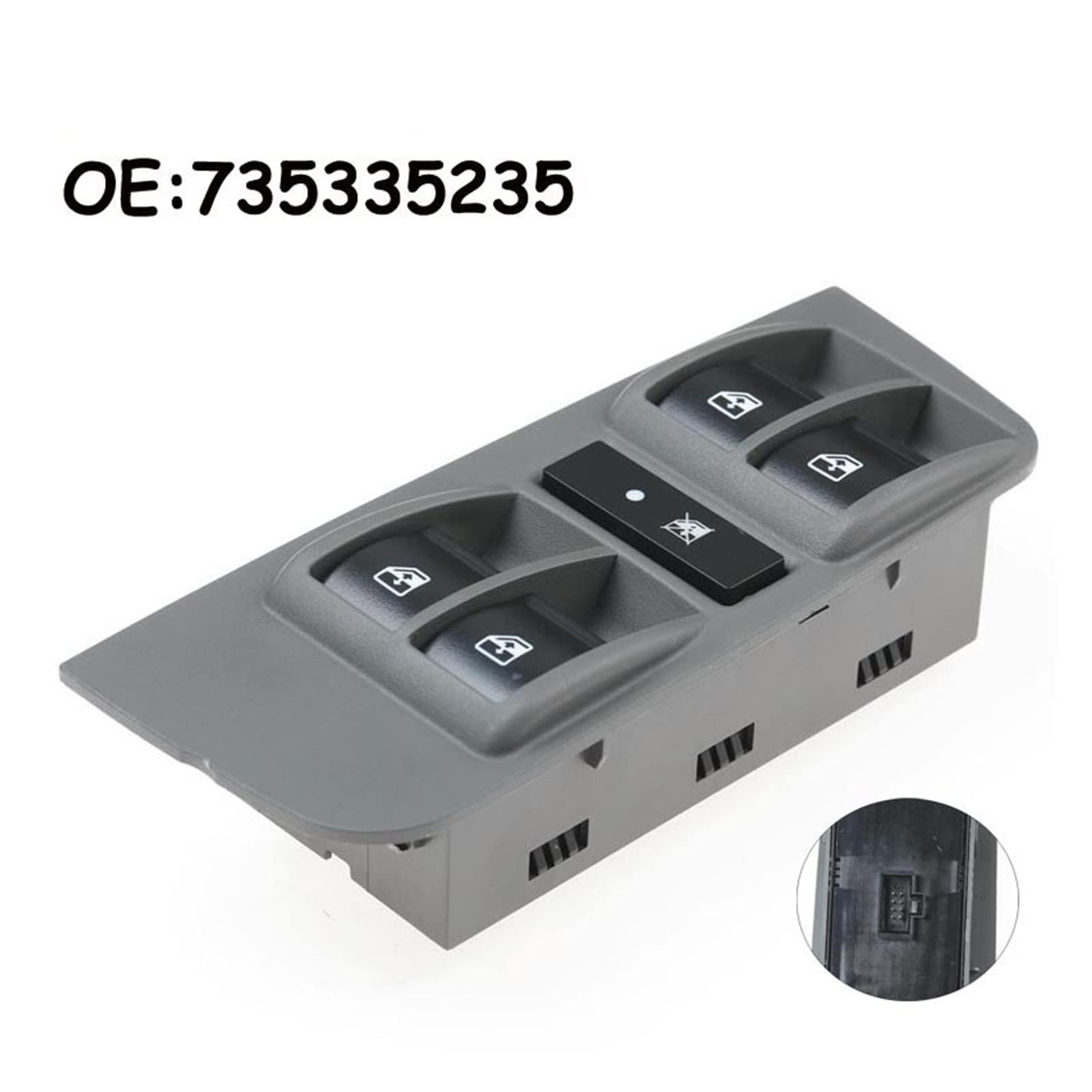 Interruttore di controllo del sollevatore elettric Per Nuovo interruttore di controllo alzacristalli elettrico per accessori auto per FIAT PALIO ALBEA S&IEN-A 735335235 735534144
