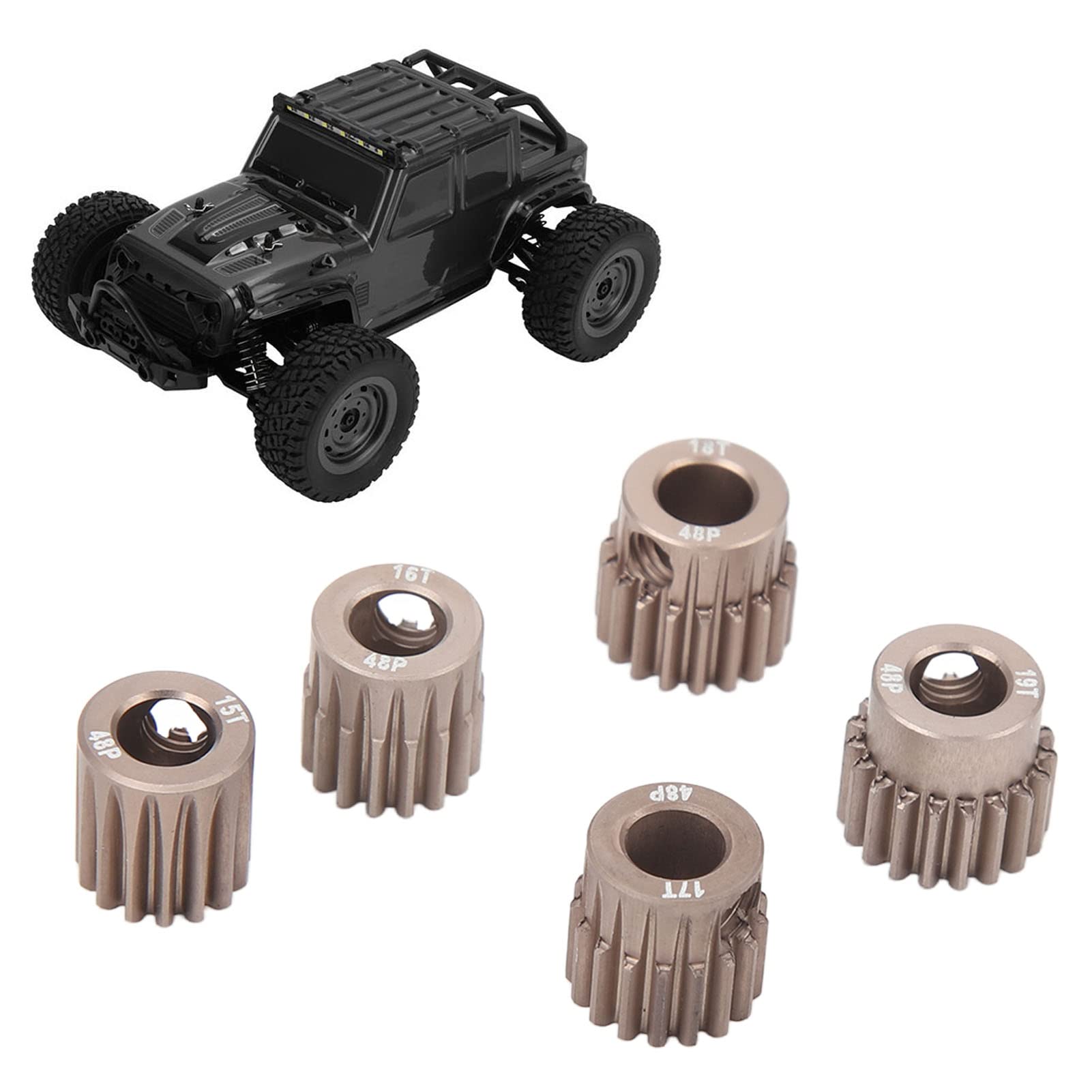 Set ingranaggi motore a pignone 48P 26T 27T 1/8 pollici albero motore