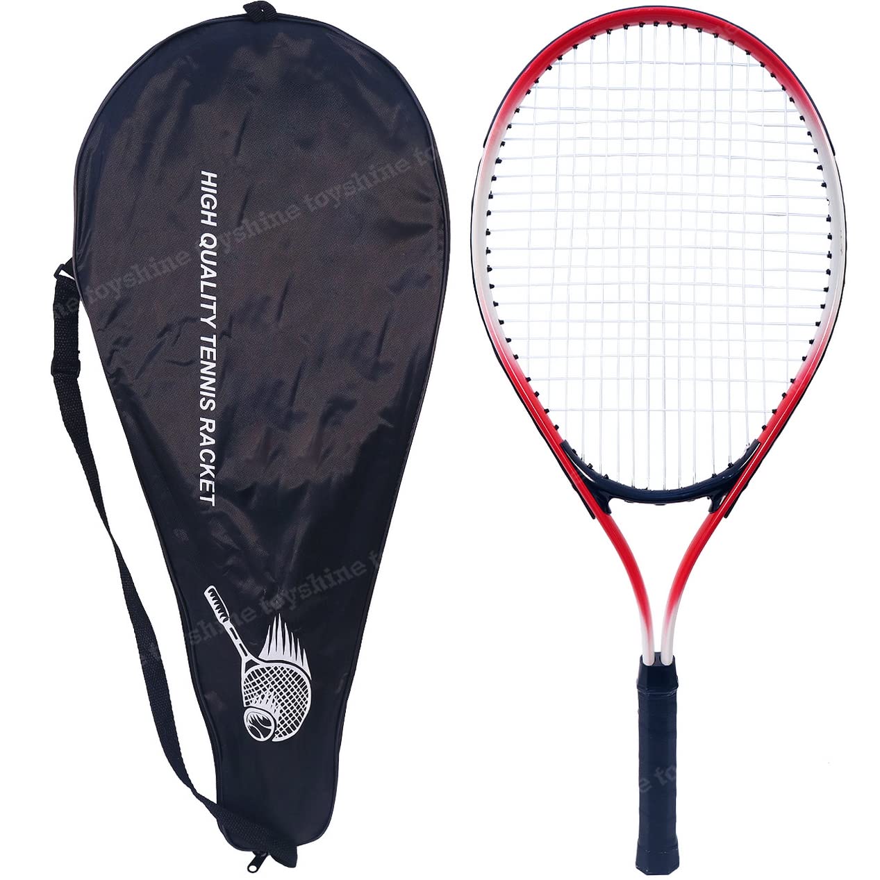 Toyshine Adult Tennis Racket, Super Light Weight Tennis Racquets Shock-Proof and Throw-Proof,Include Tennis Bag Tennis Overgrip- M4 Red (B0BPC6SJGM) Amazon Price History, Amazon Price Tracker