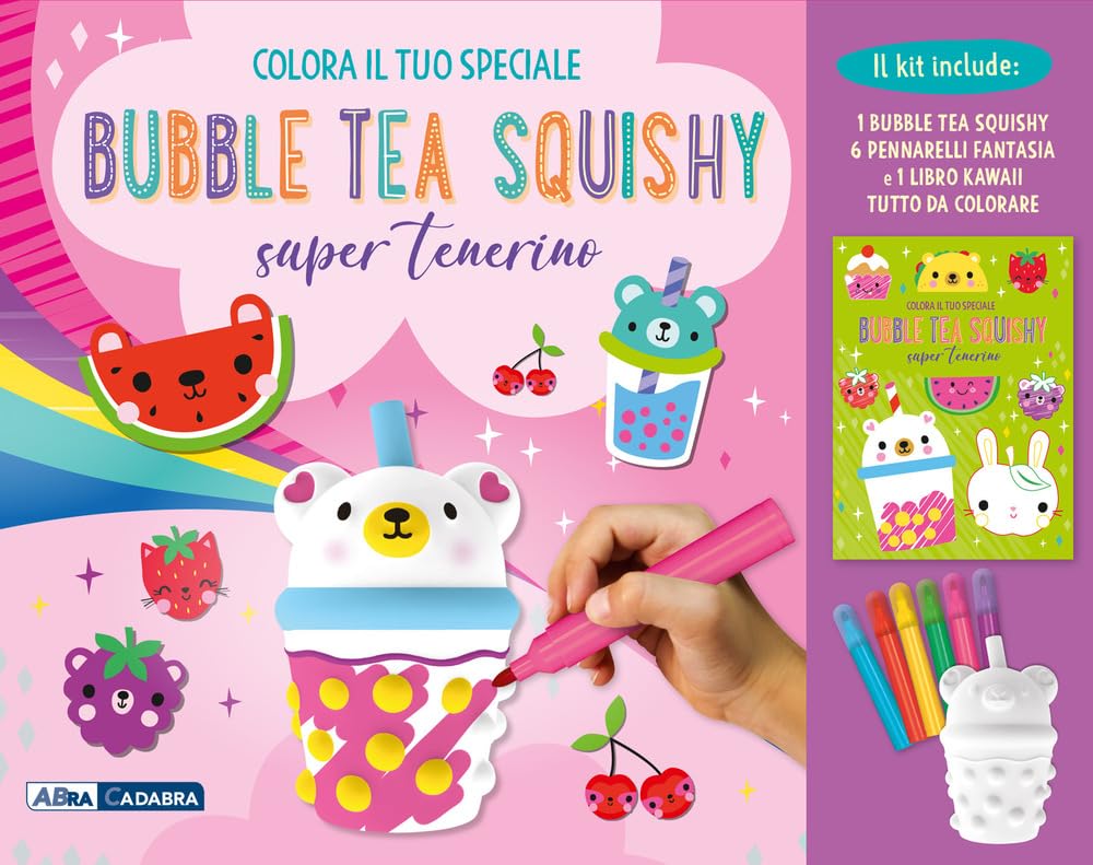 Squishy Bubble Tea. Ediz. Illustrata. Con 6 Pennarelli. Con Tazza - 4