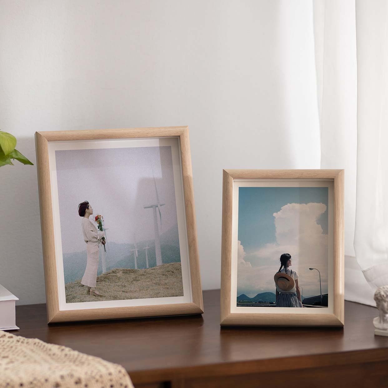写真立 て フォトフレーム a4 額縁 木製 L判 2L判 写真 絵 フレーム 記念写真 家を飾る お絵描き ポスター、 アートフレ