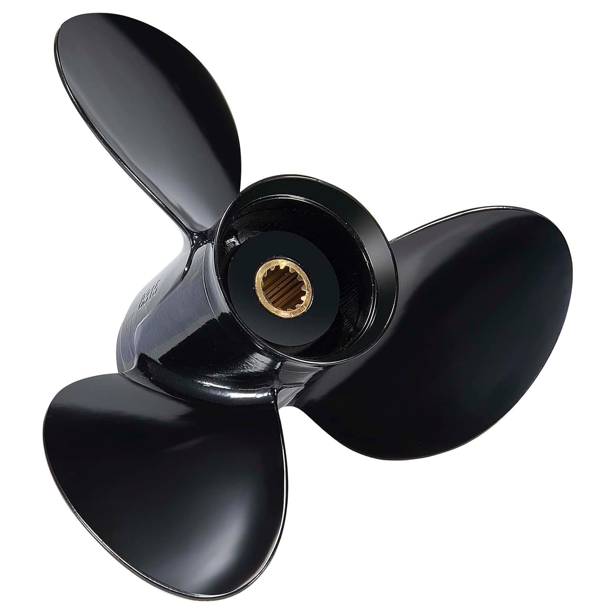 12 1/4x15 Aggiornamento Alluminio Fuoribordo Barca Elica per BRP Johnson Evinrude OMC Stern Drive 40-75hp 13 Spline Dente Sostituire OEM 778774 12.25Dia x 15Pitch Prop RH