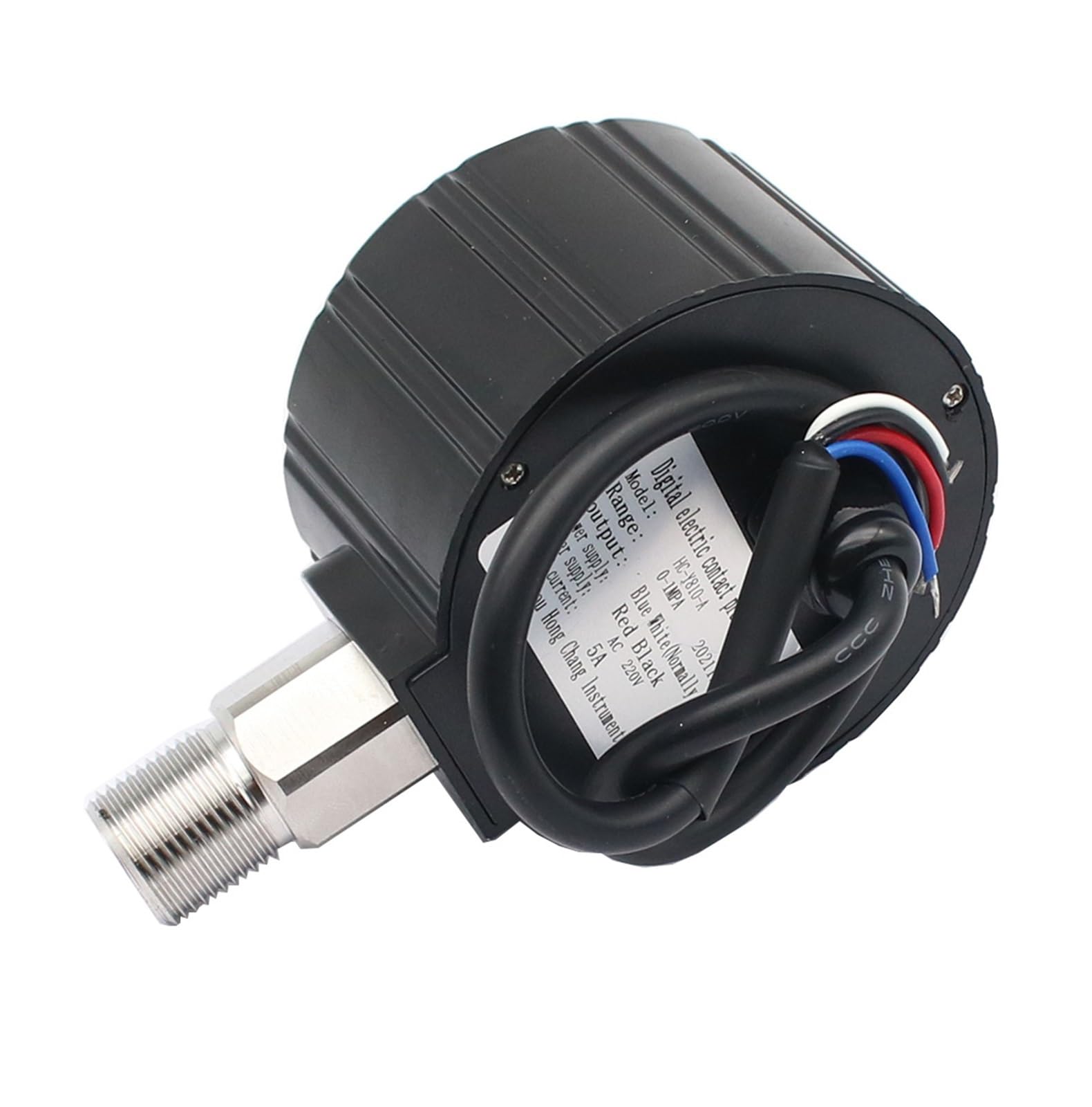 HC-Y810 220 AC 1MPA 5MPA 10MPA 30MPA hydrauliczna sprężarka powietrza cyfrowy przełącznik ciśnienia M20 x 1,5 G1/2 G1/4 konfigurowalny (gwint G1-2,0-0,16Mpa)