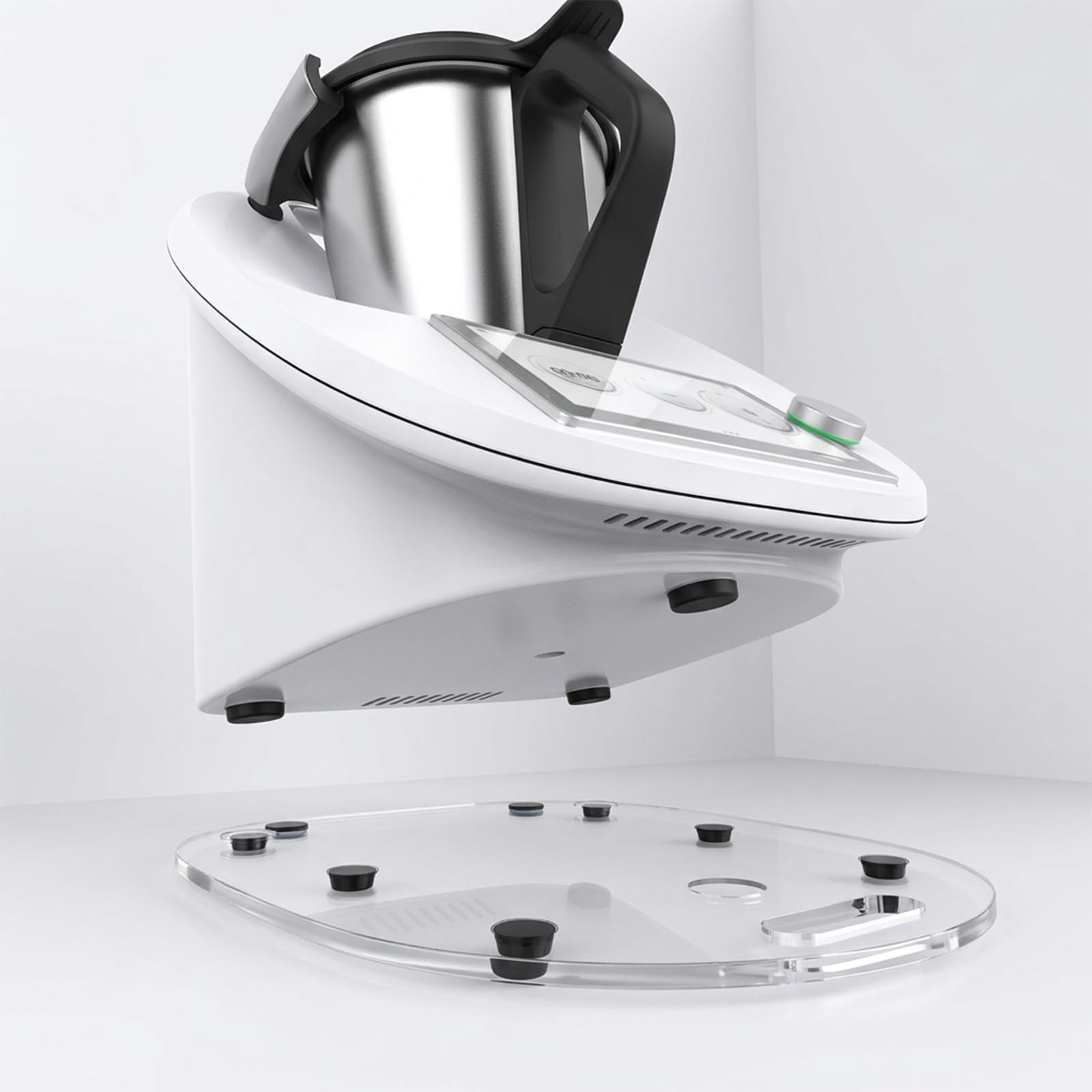 Siegvoll Sliding Board for Thermomix TM6 TM5, Thermomix Board Glider Effortless Moving, Acrylic, Thermomix Accessories (Transparent) — image 1