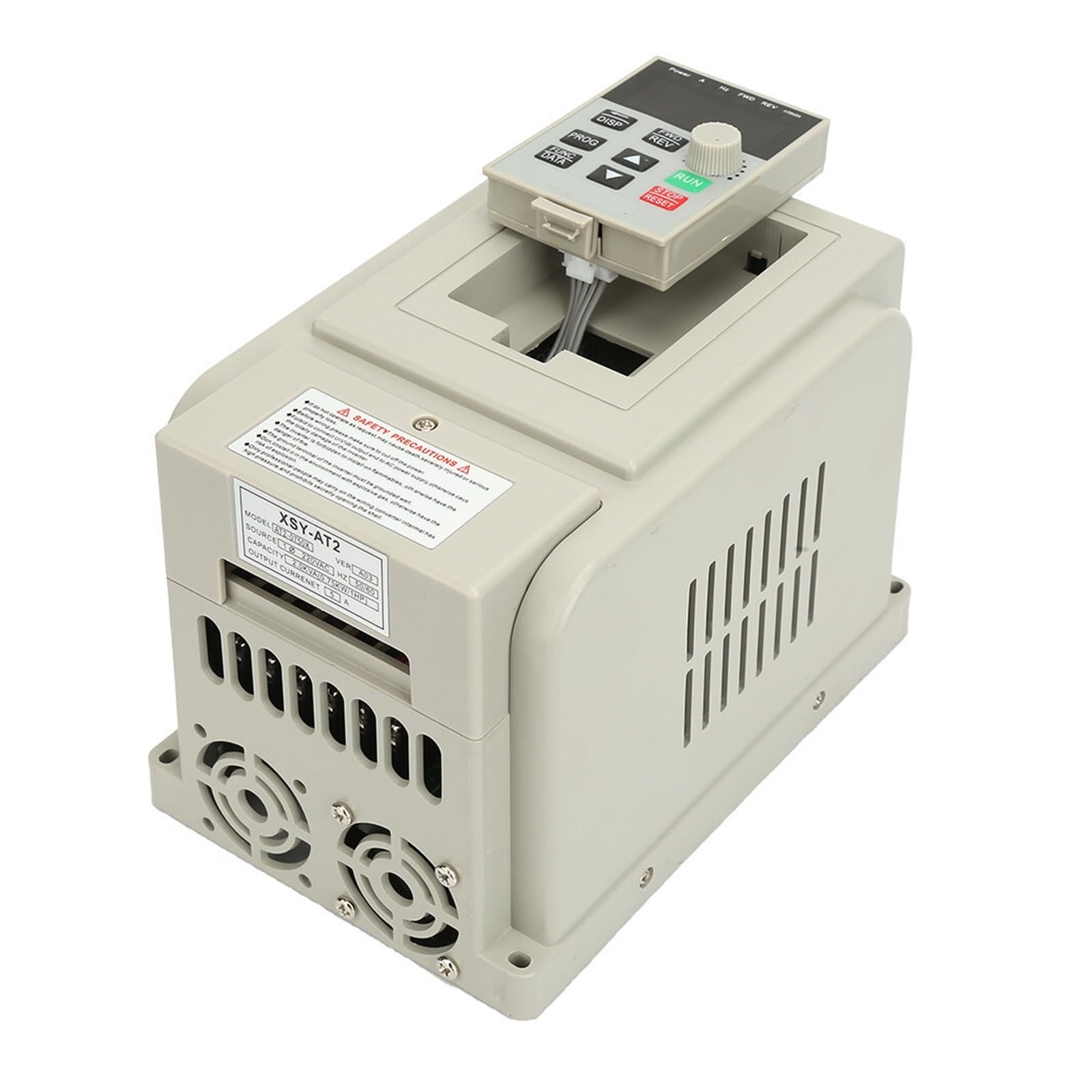 Variatore di Frequenza, AT2-0750X Controllo PWM AC 220 Regolatore di velocità VFD a frequenza variabile for Motore CA monofase da 0,75 kW Prestazioni Stabili