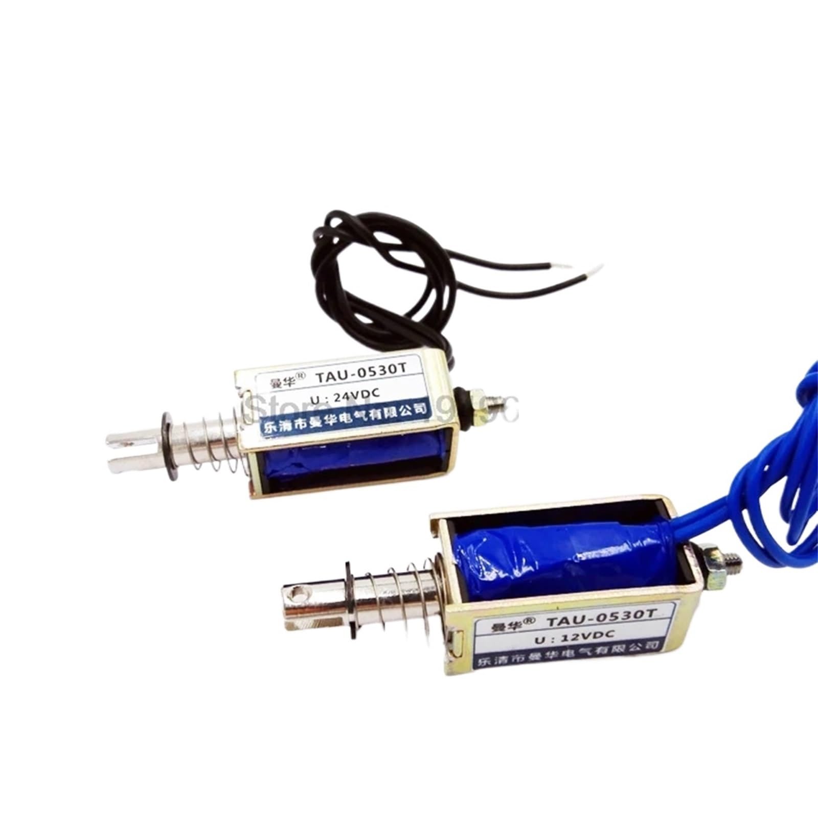 Gadsqdkok 0530 24Vdc Tau-0530 Dc12v 24V Push&Pull Type Frame Electromagnet Travel Distance 10Mm Keepping Force700g Solenoid
