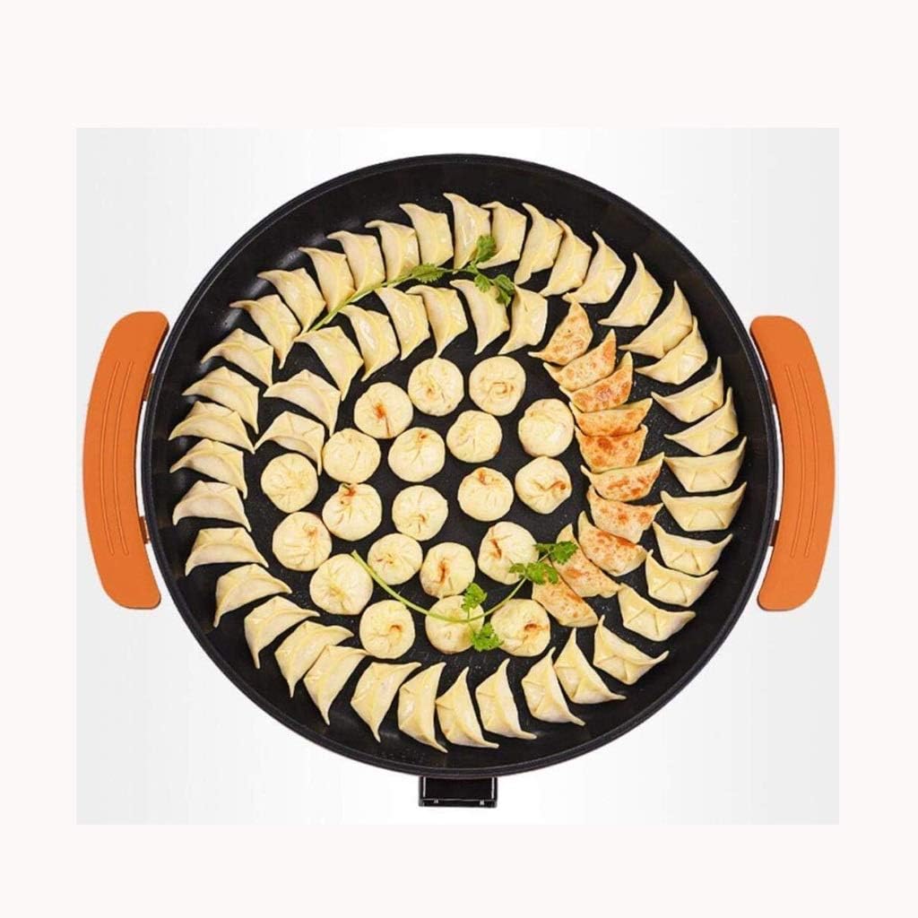 Electric Grill Indoor Hot Pot Multifunctional, with Divider Temperature