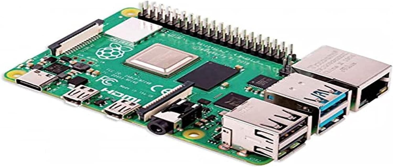 Raspberry Pi 4 Model B 8GB Ram (Rpi 4 8gb) with Case with Cooling Fan & Heatsink, Single-Board Computer, Wi-Fi (802.11 b/g/n/ac), Bluetooth 5.0