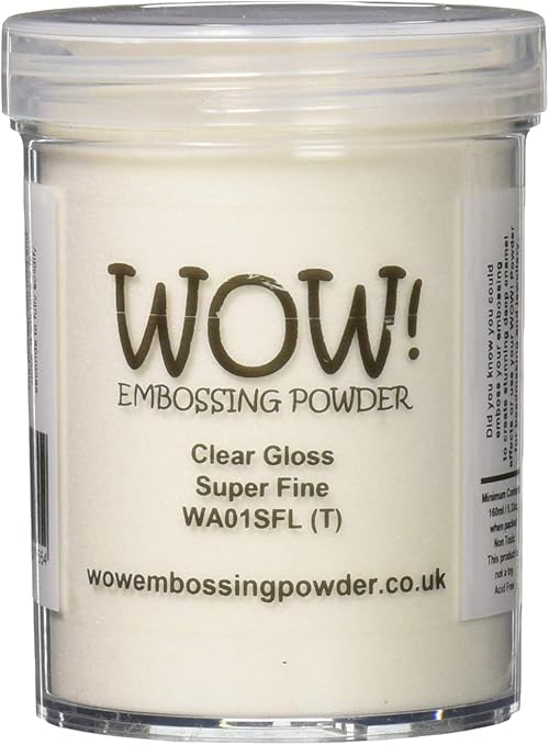 Wow Embossing Powder Large Jar 160mlClear Gloss