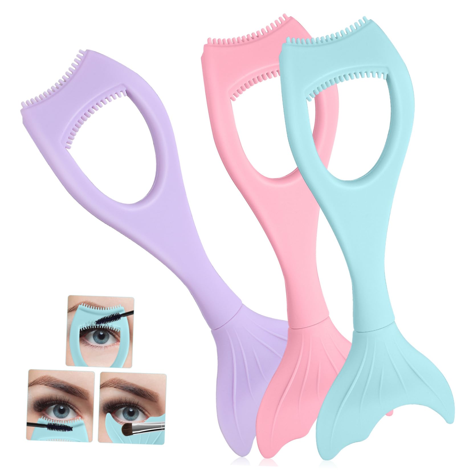 FOMIYES Cosmetic Mascara Shield Eyelash Protector Mascara Shield Applicator Lash Tool Makeup