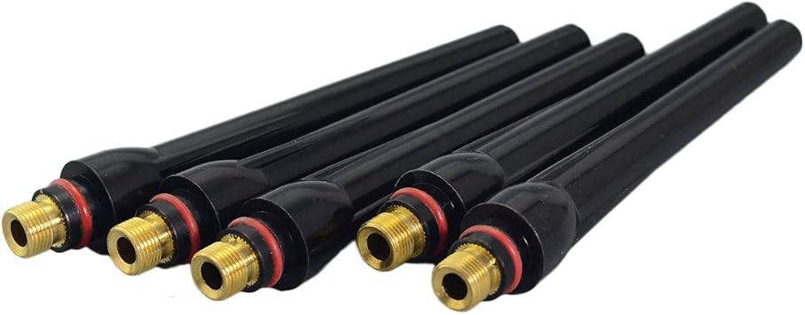 RIVERWELD TIG Back Cap 57Y02 Long for QQ300 PTA DB SR WP 17 18 26 TIG Welding Torch Pack of 5