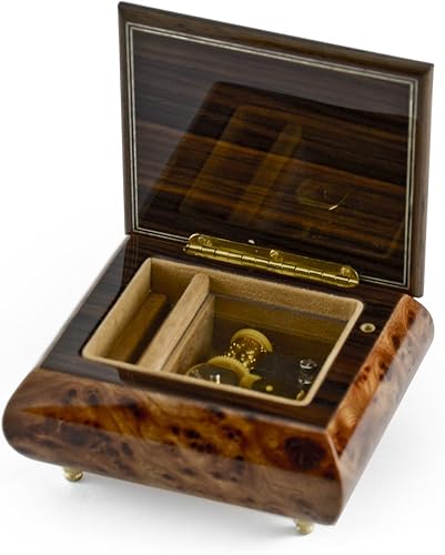 Miniatura 2 de Increíble con gorro de graduación Diploma Madera Inlay Caja de música