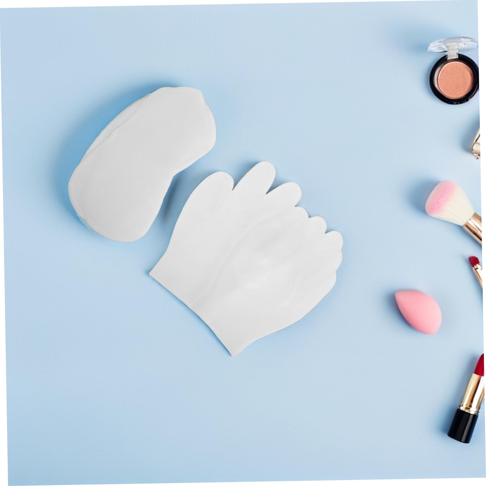 Toddmomy 8 Calzini in Silicone Idratanti per Piedi e Guanti Elasticizzati Trattamento Riutilizzabile per Secca e Screpolata Morbide Spiaggia Adatte e