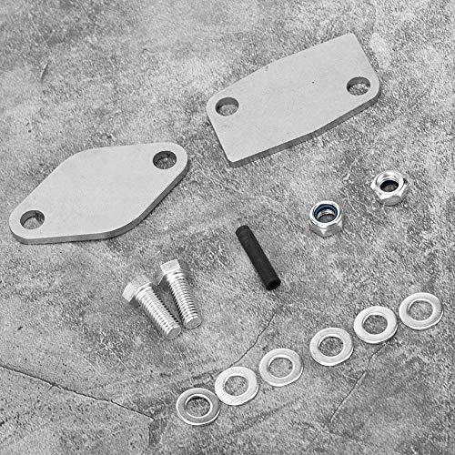 Tbest Kit di Eliminazione in Alluminio per Blocco Valvola EGR per Motori Delica Pajero Shogun L400 L300 L200 2.8 4M40 .5 4D56 3. 4M41