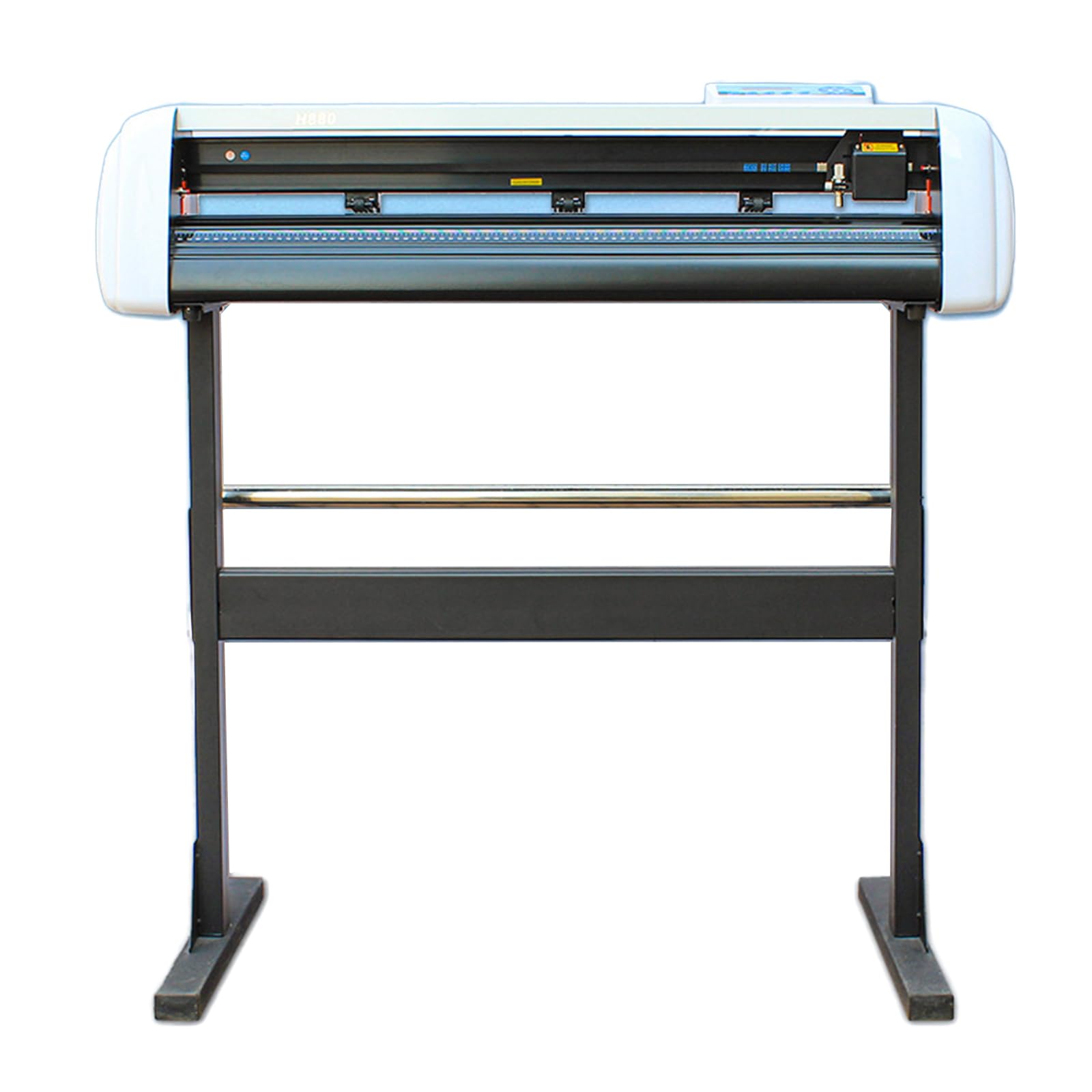 Plotter Cortador de Vinilo para Pegatinas con Soporte, Controles Digitales y Rueda de presión de Doble Resorte Ajustable para la fabricación de letreros gráficos y Manualidades.
