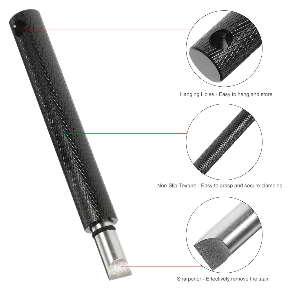 Affilatore per Scanalature per Mazze da Golf, Utensile per Scanalature da Golf, Pulitore per Scanalature da Golf, Pulitore da Golf, Coltello per Pulizia Scanalato da Golf, Accessorio per Riparazione