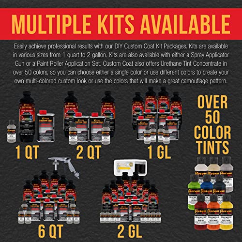 Image of Custom Coat Dove Gray 2 Quart Spray-On Urethane Truck Bed Liner Kit