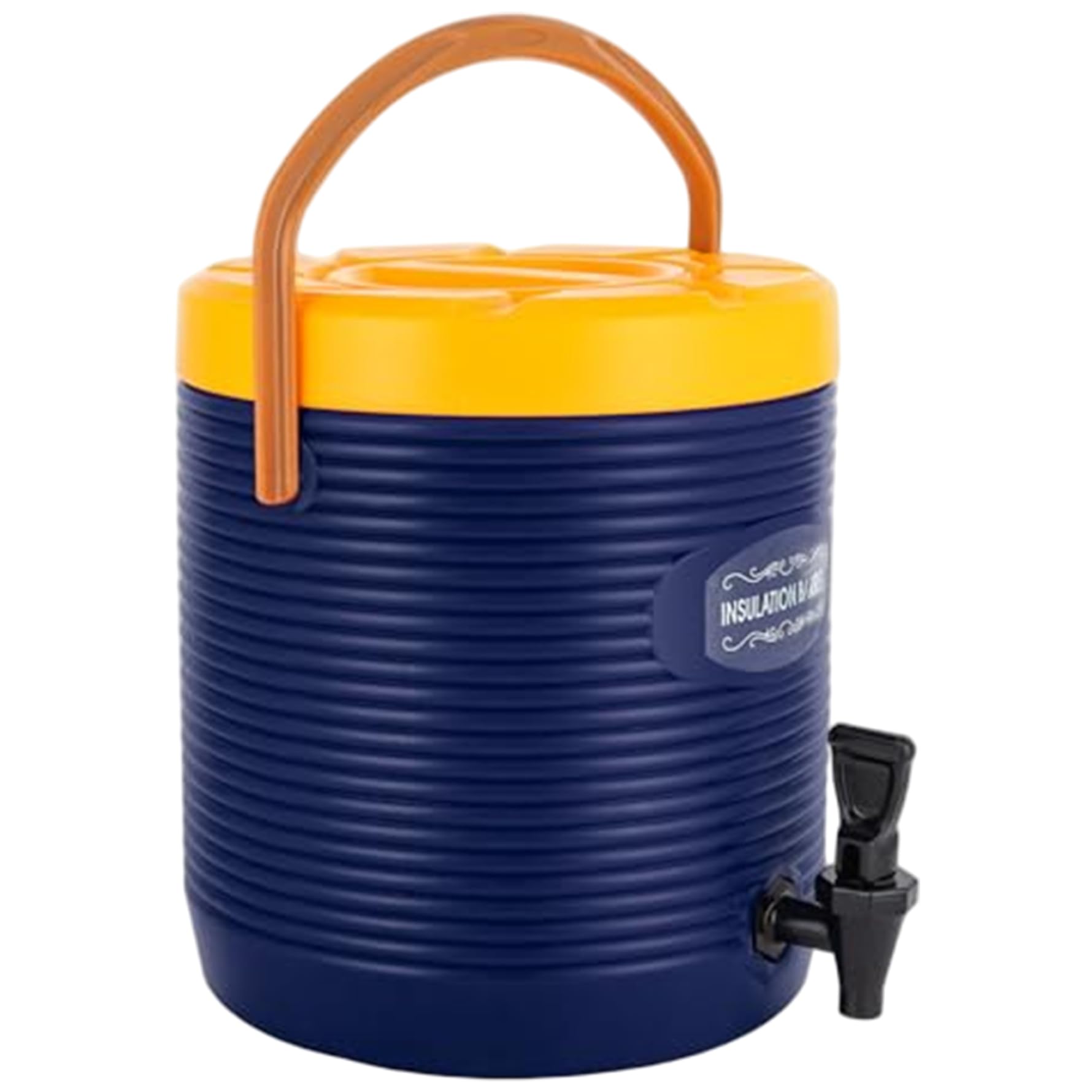 Dispensador de bebidas aislado de acero inoxidable de 9L con espiga, dispensador de bebidas portátil frío/caliente para cafetería y hogar
