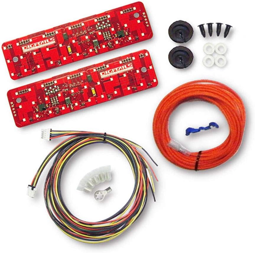 Digi Tails Advanced Standard Body Sequential LED Tail Lights Kits 1967 to 1968 Camaro with 66 High Intensity LEDs Per Panel