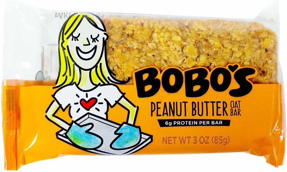Bobo's Oat Bars Oat Bar, All Nat, Pt Butter, 3 Ounce (Pack of 12)