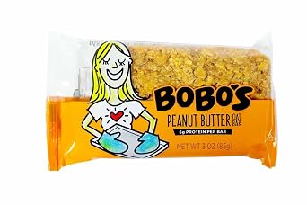 Bobos Oat Bars Oat Bar, All Nat, Pt Butter, 3 Ounce Pack of 12