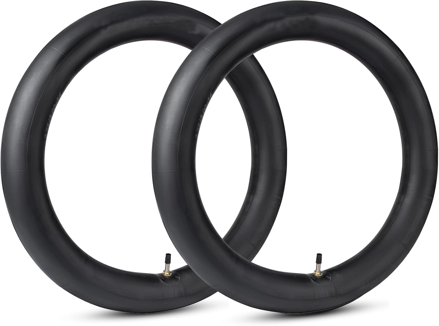 2Pack 2.75/250-17 Inner Tubes with TR4 Straight Valve Stem for 80/90-18 80/100-18 90/90-18 Motorcycle Off Road Dirt Bike - 2Pack