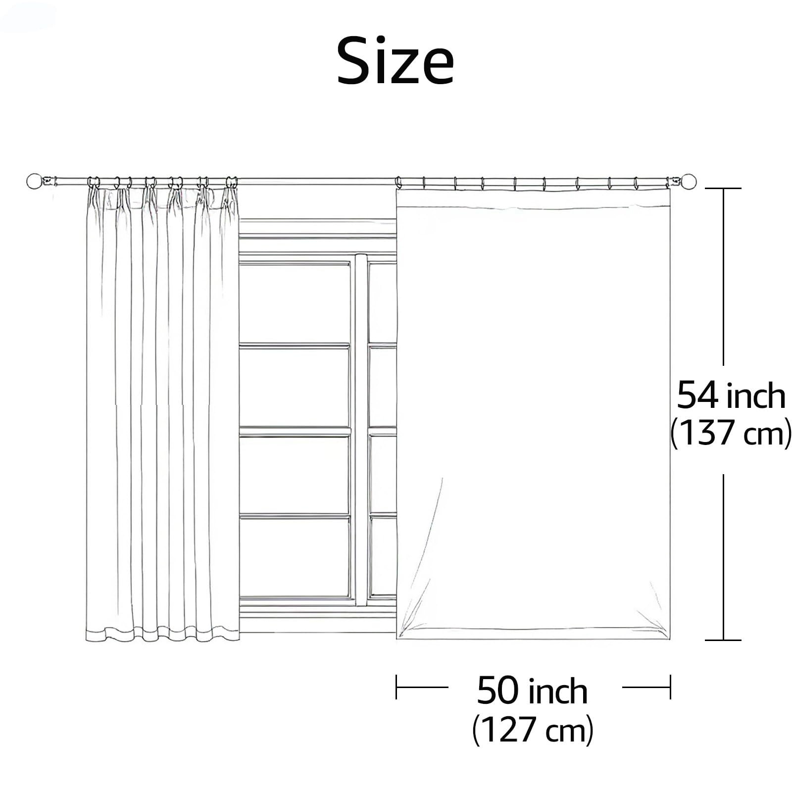 TOPICK Floral Pattern Linen Look Net Curtains for Windows 54 Inch Drop, Light Filtering Voile Bedroom Drapes, Pencil Pleat Woven Short Sheer Curtain 2 Panels for Living Room, Nursery W50 x L54 Inch - Image 2