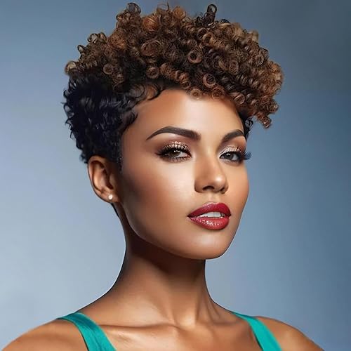 MIMAN 3 Packs 10 Inch Short Curly Crochet Hair Braids