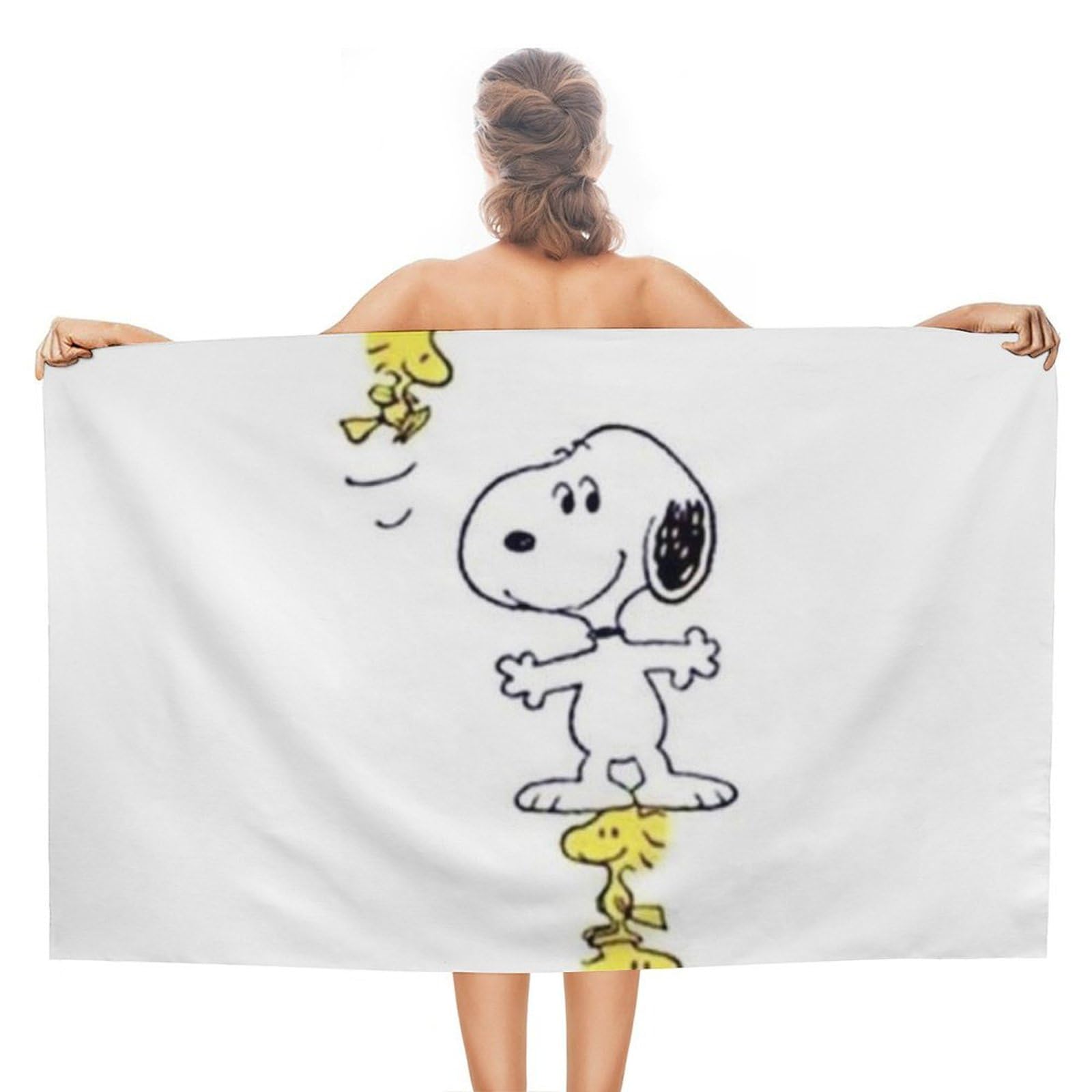 Amazon｜スヌーピーバスタオル大判多機能上品 ふわふわ アニメ