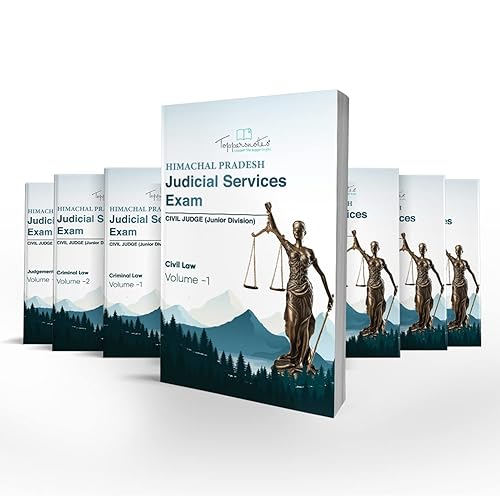 TOPPERSNOTES Himachal Pradesh (HP) Judicial Services Exam (Prelims and Mains) For Civil Judge (Junior Division) Set of Book 7 Latest English Edition [Paperback] TOPPERSNOTES [Paperback] TOPPERSNOTES