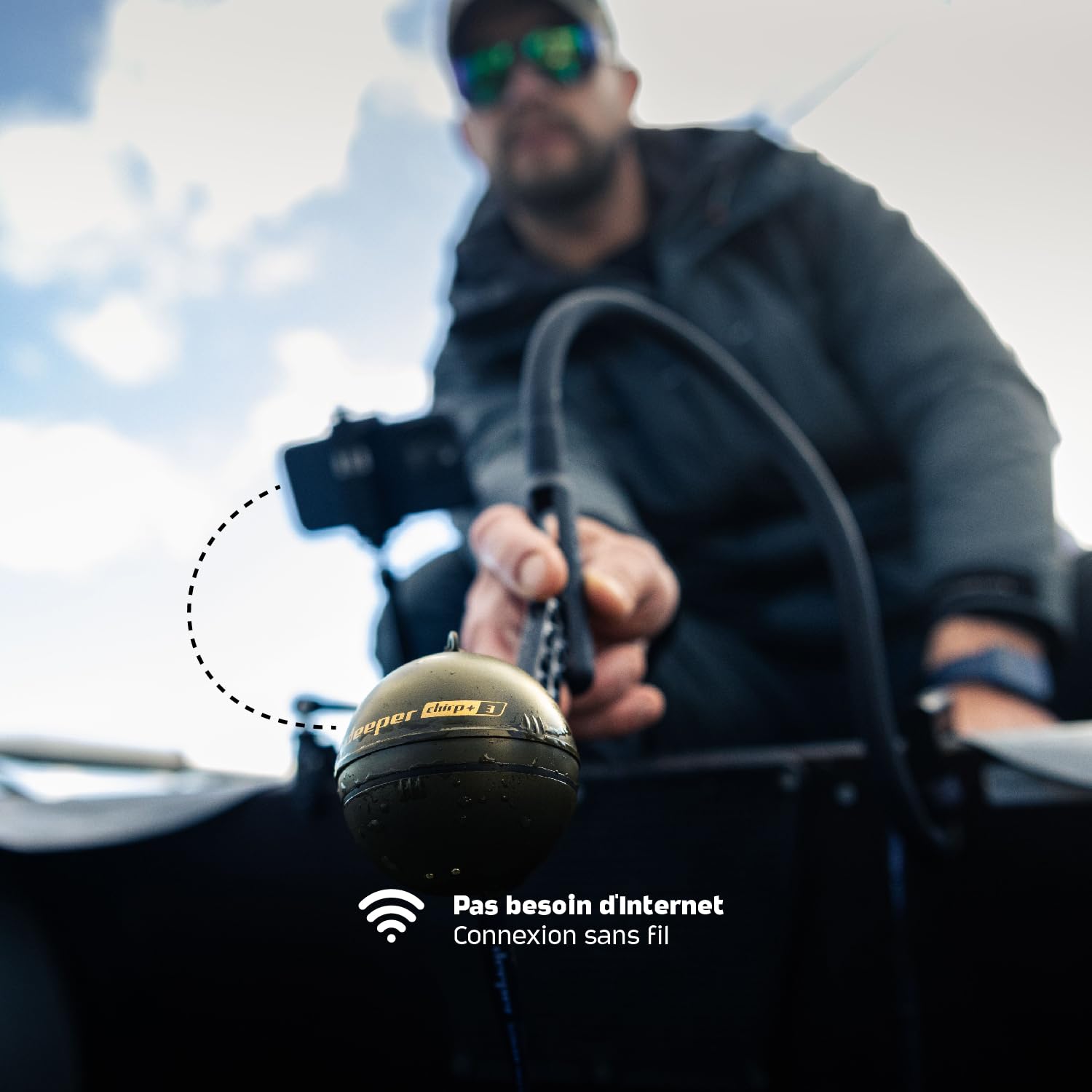 Deeper Smart Sonar Chirp+ 3 Fishfinder (ITGAM1951)