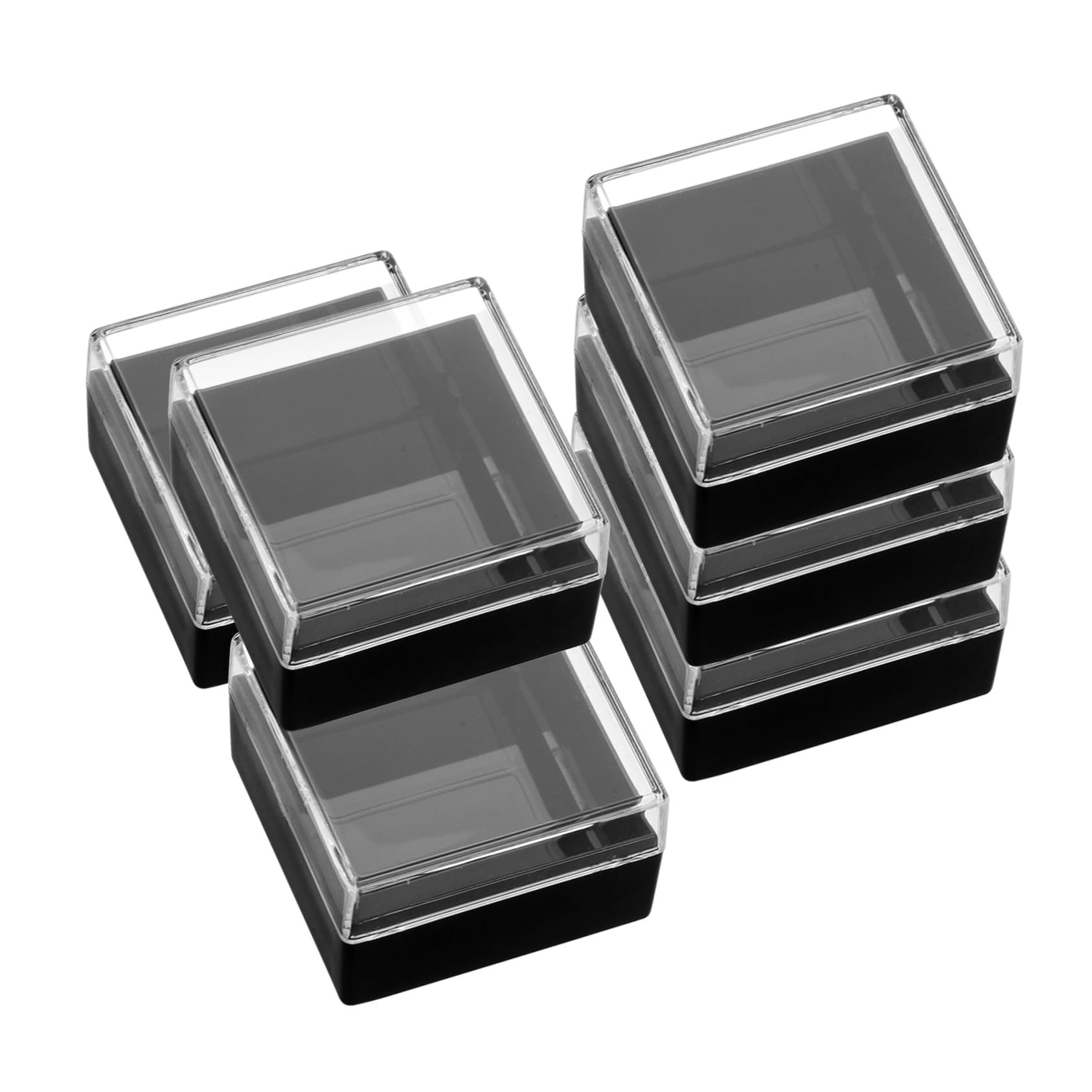 Lot De 3 Boîtes De Présentation Pour Échantillons Minéraux Pierres Bijoux 6 Pièces X 3