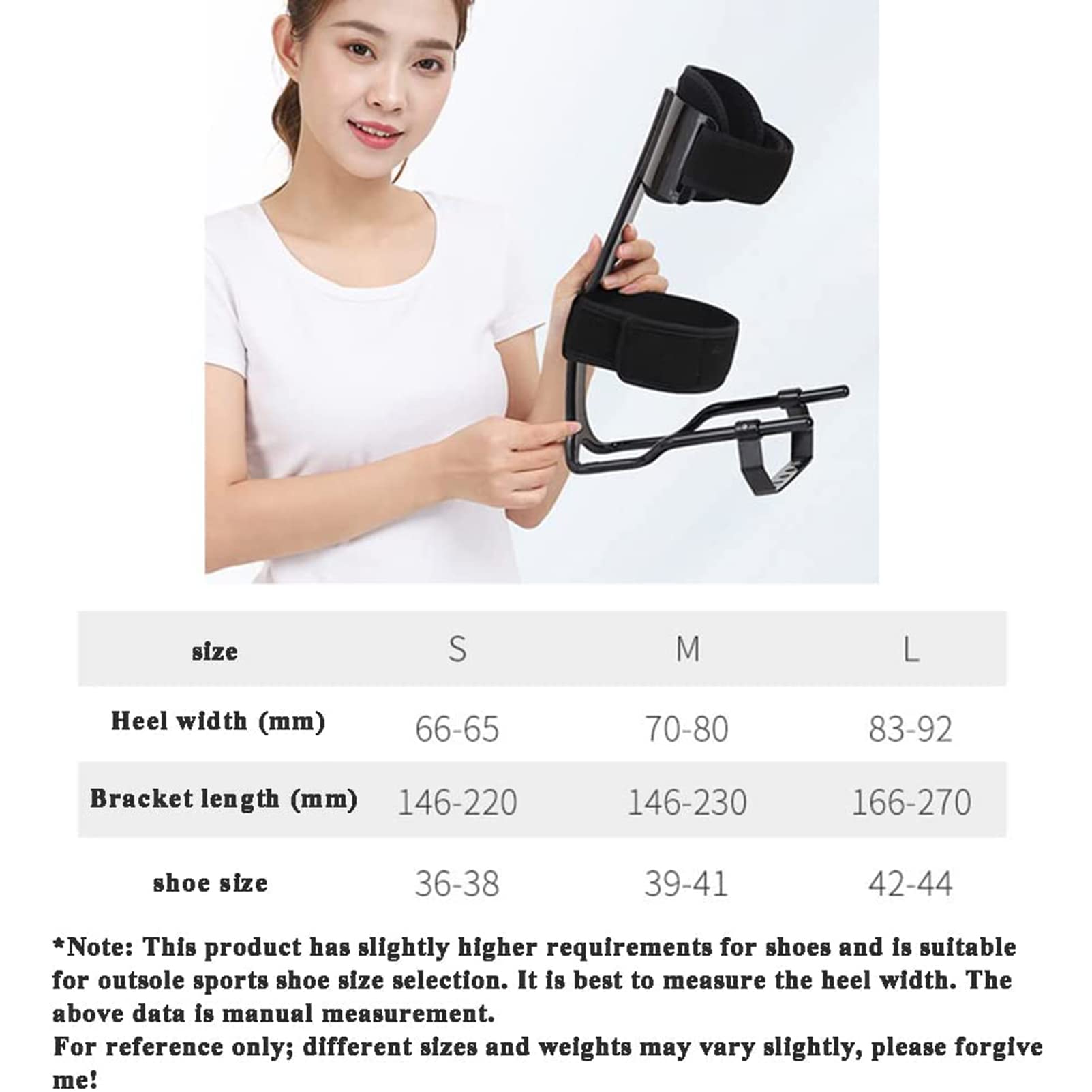 Tobillera ortopédica para pies – Soporte para tendinitis de Aquiles, accidente cerebrovascular hemiplejia, alivio del dolor, zapatilla para caminar para protección y aliviar los síntomas