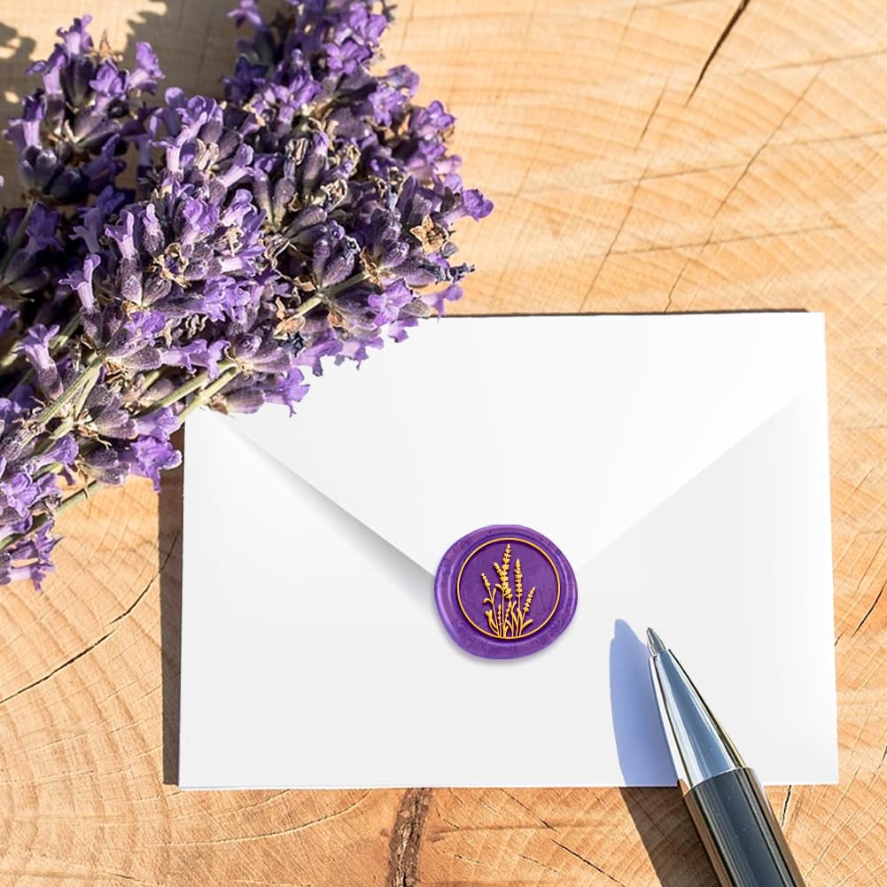 Forest Wax Seal Stamp Embossed Stamp Sealing Vintage Elegant Removable 1 Brass Wood Handle Wedding Invitations Envelopes Gift Packing Decoration Craft Adhe - View #6