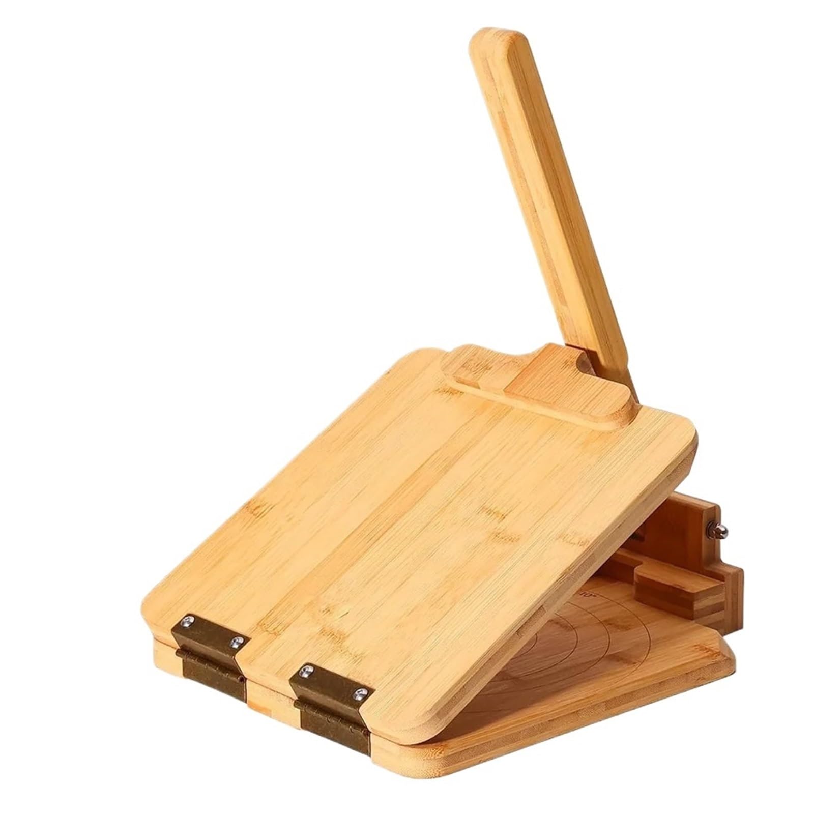 LCANALLYMS Dumpling maker, Wooden Dumpling Press Tool Wood Tortilla Skin Maker Presser Dough Traditional Manual Wrapper