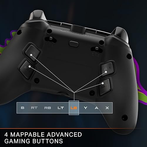 Miniatura 3 de PowerA FUSION Pro 3 Wired Controller for Xbox Series X S, Xbox One, Mappable Advanced Gaming Buttons, Xbox Controller, Trigger Locks, Black