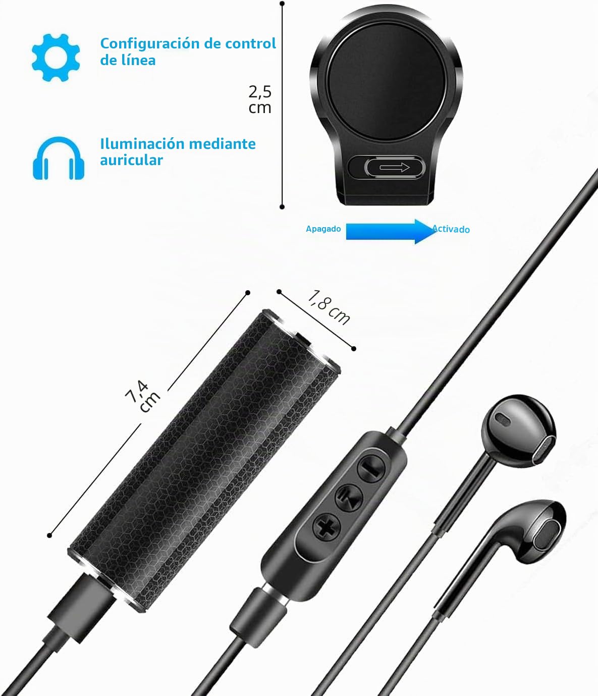 Grabadora de Voz magnética 128 GB, Dispositivo de grabación con 600 Horas de grabación Continua, grabadora de Audio con reproducción, grabadora activada por Voz, Ideal para conferencias, reuniones