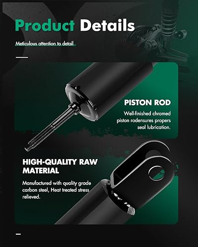 Miniatura 5 de SCITOO - Amortiguadores delanteros, 2 puntales de amortiguadores de gas para Hummer se adapta a 2006-2010 para Hummer H3,2009-2010 para Hummer H3T