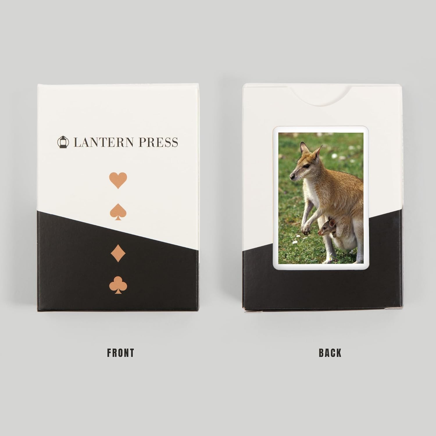 Lantern Press Kangaroo and Joey, 52 Playing Cards for Adults, Poker Size Card Deck