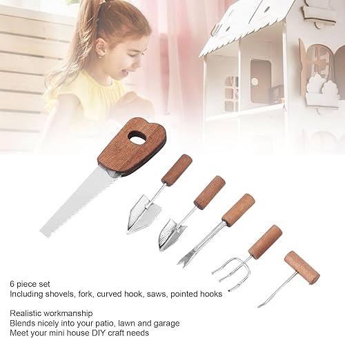 Miniatura 2 de DollhoDollhouse - Herramientas de jardinería en miniatura a escala 112, herramientas de jardinería en miniatura, herramientas de jardinería en