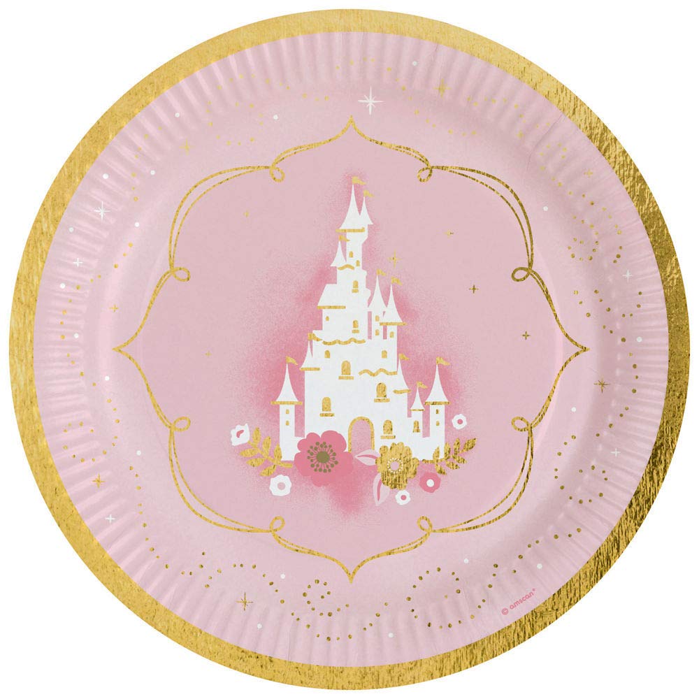 HHO Prinzessin-Party-Set Princess-Party-Set 112tlg. für 16 Gäste Teller Becher Servietten Einladungen Muffinförmchen