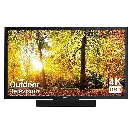 SunBrite SE 43-inch Partial Sun Outdoor TV | 4K Ultra HD LED Weatherproof Television - Includes Speaker bar (SB-SE-43-4K-BL)