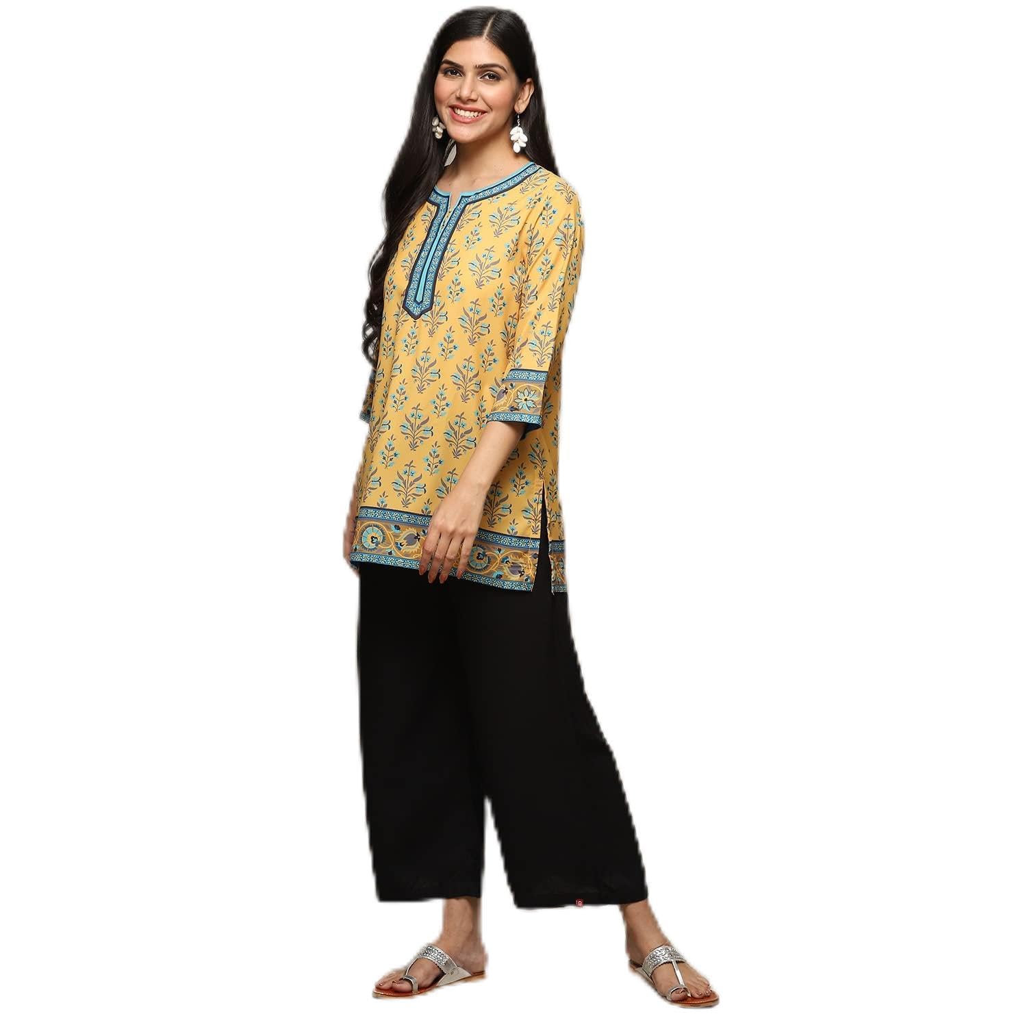 biba Women Rayon Regular Solid Pants-picture-32