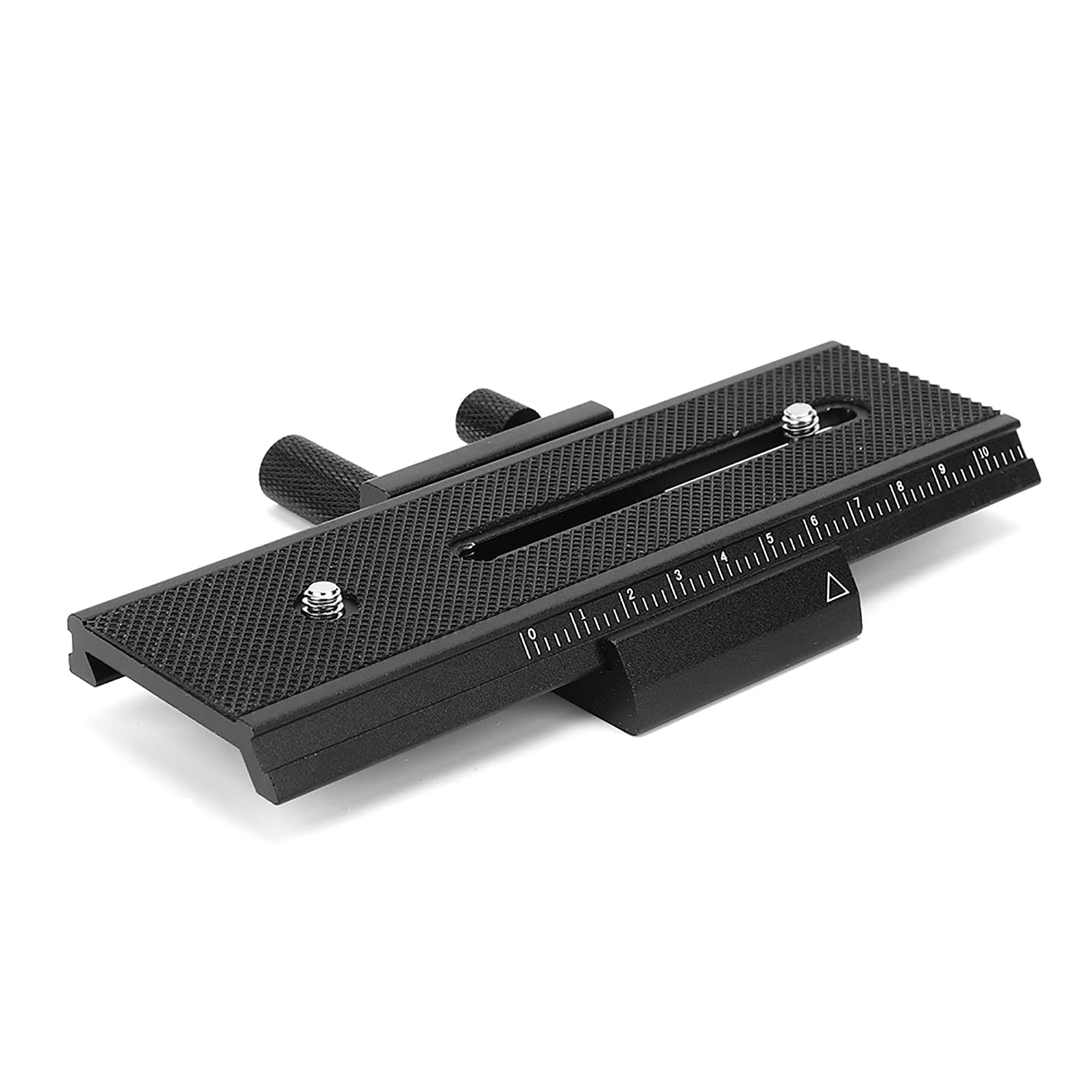 11cm Glissière sur, Curseur de Rail Mise au Point Macro à 2 Voies avec Rail pour caméra vis Montage Montage 1 4 "pour Une Prise Vue rapprochée Universelle po appareils Photo DSLR glissière Prise Vue
