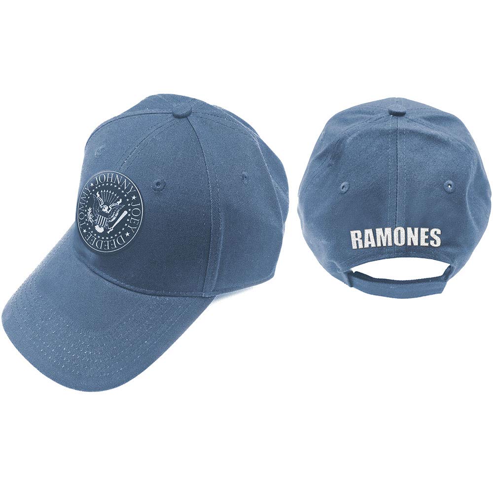 Rock Off Officially Licensed Products Blue Ramones Presidential Seal Official Baseball Cap